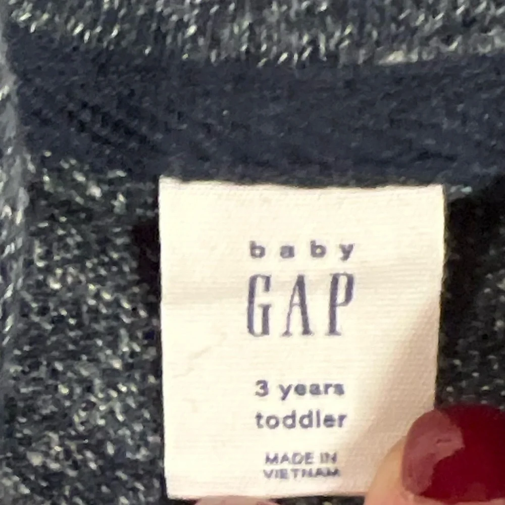 Gap Boys 3 Years Lightweight Blue Speckled Hooded Sweater